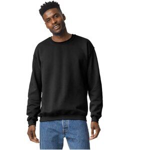 *Deluxe Gildan Black Crew Neck Sweater \ Unisex